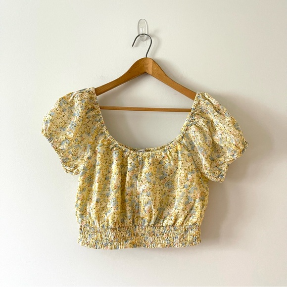 American Eagle 2 Piece Top & Shorts Set Floral Prairie Print Size XS - Picture 4 of 7